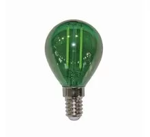 Bec LED Lumen E14, sferic, 2W, verde