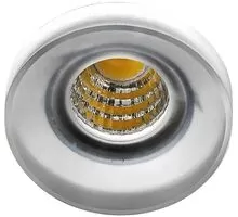 Spot fix LED incastrat AZzardo Oka AC, 3W, 4000K, transparent, IP20
