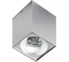 Spot fix aplicat AZzardo Hugo, 1xGU10, aluminiu, patrat, IP20