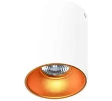 Spot fix aplicat AZzardo Remo, 1xGU10, alb, rotund, IP20