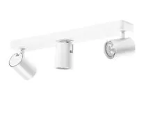 Plafoniera tip spot mobil aplicat AZzardo Exo, 3xGU10, alb, rotund, IP20