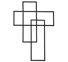 Aplica LED AZzardo Quadratus, 80W, negru, dimabil