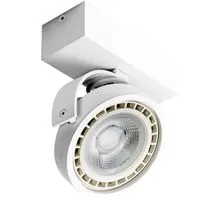 Spot mobil aplicat AZzardo Jerry 1 230V, 1xGU10, alb, rotund, IP20