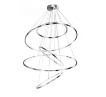 Pendul LED AZzardo Wheel L, 190W, crom