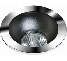 Spot fix incastrat AZzardo Remo 1, 1xGU10, negru, rotund, IP20