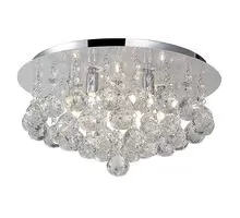 Plafoniera cristal AZzardo Bolla, 5xG9, crom-transparent