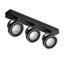 Plafoniera tip spot AZzardo Jerry 3 230V, 3xGU10, negru, rotund, IP20