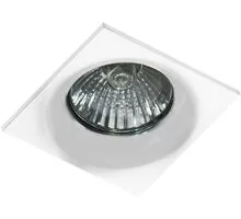 Spot fix incastrat AZzardo Ivo, 1xGU10, alb, patrat, IP20