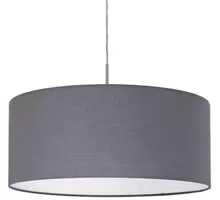 Pendul Eglo Pasteri, 1xE27, alb-gri-nichel satinat