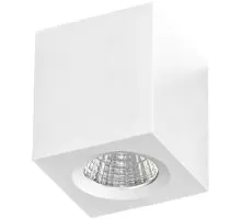 Spot fix LED aplicat AZzardo Nano, 5W, alb, patrat, IP20