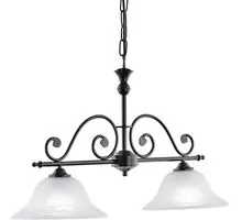 Lustra Eglo Murcia, 2xE27, alb-negru