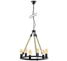 Pendul Eglo Findlay, 6xE27, maro-negru