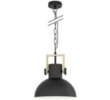 Pendul Eglo Lubenham , 1xE27, crem-maro-negru,