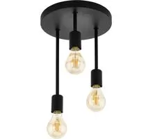 Plafoniera Eglo Wilmcote, 3xE27, negru