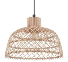 Pendul Eglo Ausnby, 1xE27, lemn natur-negru