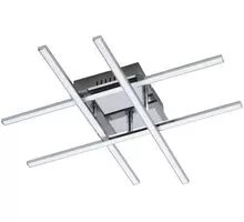 Plafoniera LED Eglo Lasana 1, 20W, alb-crom