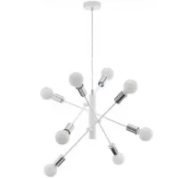 Pendul Eglo Gradoli, 8xE27, alb-crom