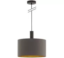 Pendul Eglo Concessa 1, 1xE27, auriu-cafeniu-maro