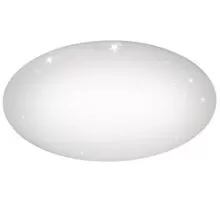 Plafoniera cristal LED Eglo Giron - S, 40W, alb, dimabil, telecomanda