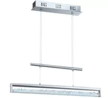 Pendul cristal LED Eglo Cardito 1, 32W, crom-transparent, dimabil, touch