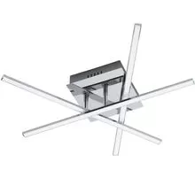 Plafoniera LED Eglo Lasana 1, 18W, alb-crom