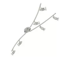 Plafoniera Eglo Magnum - Led, 6xGU10, crom-nichel satinat