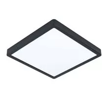 Plafoniera LED Eglo Fueva 5, 20W, 3000K, alb-negru, IP44