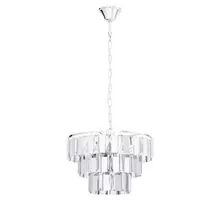 Pendul cristal Eglo Erseka, 5xE14, crom-transparent