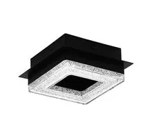 Plafoniera LED Eglo Fradelo 1, 4W, negru-transparent