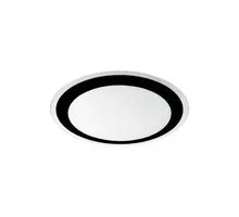 Plafoniera LED Eglo Competa 2, 18W, alb-negru-transparent