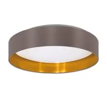 Plafoniera LED Eglo Maserlo , 24W, alb-auriu-maro