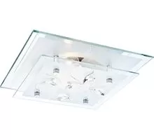 Plafoniera cristal Globo Lighting Jasmina, 1xE27, crom-transparent