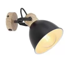 Aplica Globo Lighting Wiho, 1xE27, negru