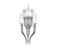 Lustra AZzardo Diablo, 12xE14, alb-crom