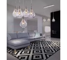 Pendul AZzardo Elektra, 5xG9, crom-transparent