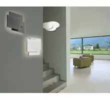 Aplica LED AZzardo Clover, 12W, 3000K, dreptunghi, alb