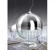 Pendul AZzardo Silver ball, 1xE27, crom