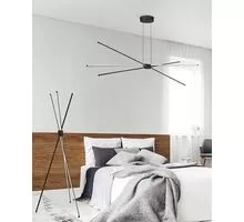 Lampadar LED AZzardo Ja, 25W, negru