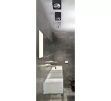 Spot mobil aplicat AZzardo Alex, 1xG53 tip QR111, alb, patrat, IP20