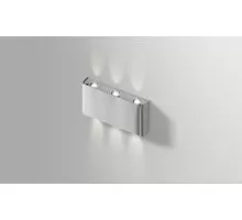 Aplica LED AZzardo Ginno 3, 6x1W, 3000K, aluminiu