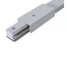 Element de conectare intermediar pentru sina, flexibil, aplicat, alb, Maytoni