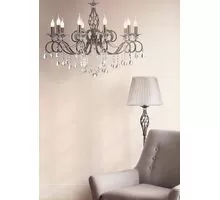 Candelabru cristal Maytoni Grace, 10xE14, bronz