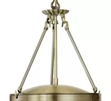 Pendul Eglo Savoy, 2xE27, alb-bronz