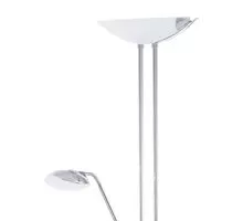 Lampadar LED Eglo Baya Led, 22.5W, alb-crom, dimabil