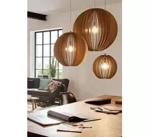 Pendul Eglo Cossano, 1xE27, artar-maro-nichel satinat