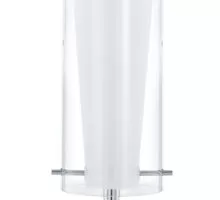 Veioza Eglo Pinto, 1xE27, alb-crom-transparent