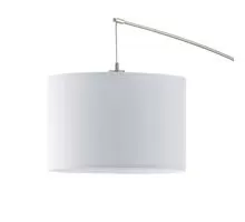 Lampadar Eglo Nadina, 1xE27, alb-nichel satinat