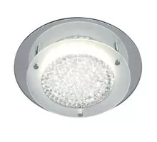 Plafoniera cristal LED Mantra Crystal Led Mirror, 12W, crom-oglinda-transparent