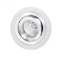 Spot mobil incastrat Mantra Basic, 1xGU10, nichel satinat, rotund, IP20