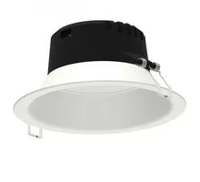 Spot fix LED incastrat Mantra Medano, 12W, alb, rotund, IP20